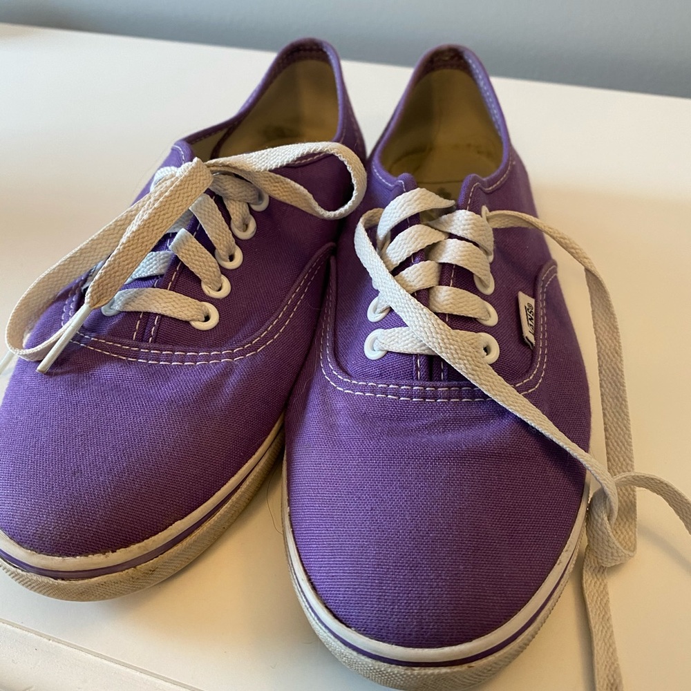 Authentic Purple Lo Pro Vans
